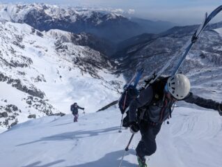 Poco sotto la cima