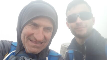 in punta alla Sbaron con Andrea..