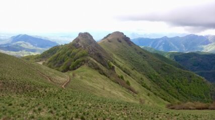 il Tajarè scendendo al colle della  Gorgia
