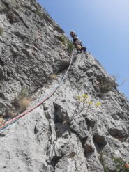 Partenza dalla sosta per il sesto tiro