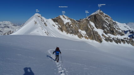 Ultimo tratto con alle spalle super panorama.
