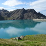 Lago Careser arrivando dal Rif. Larcher.