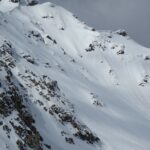 La parete dal Passo di Desertes