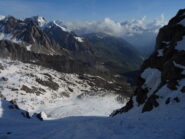 In salita nel canale Nord