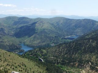 Lago Lungo e Lago Bruno dalla Costa Lavezzara