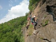 un traverso su placca