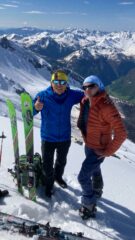 io e Alfredo in vetta