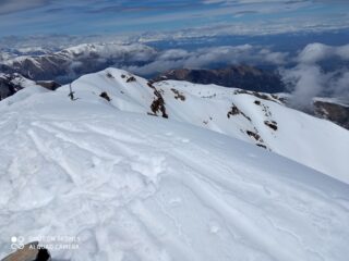 cresta vista dalla cima