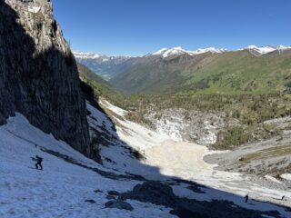 Salendo il Canale del Baione