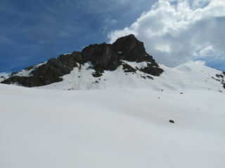 la quota 2572m. da aggirare e contornare a sx