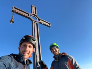 Con Alberto in vetta