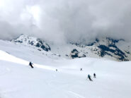 Bel firn nella parte alta verso il vallone di Balma Ghiliè