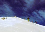 Partenza subito su neve ben portante