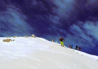 Partenza subito su neve ben portante