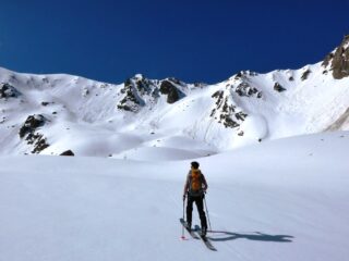 In vista dei pendii nord-nord est della Repiatetta