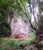 In vista della parete