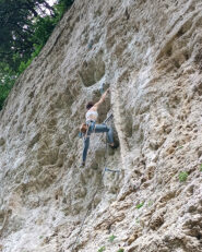 Katia sulla canna di LA MISSIONARIA