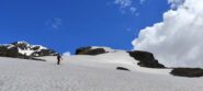 la ripida dorsale verso col Reculaz