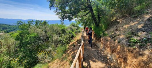Pedalando verso Cantalice