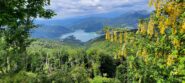 Dalle pendici del Faito il lago del Turano