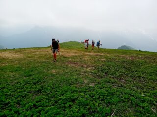 la piatta cima del Monte Cappel