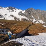 Pochi passi a piedi prima di mettere gli sci