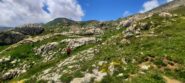 La zona carsica sotto la Serpentera