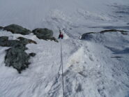 Primo tratto ripido sopra la terminale