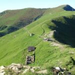 verso il Saccarello ad inizio cresta