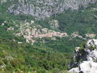 Gorbio dal sentero di discesa