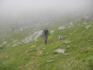 tratto ciclabile in discesa dal Colle della Roussa