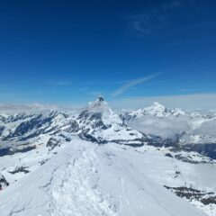 Vetta con vista sul cervino