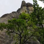 Dall'attacco, in alto il tetto della Sfinge