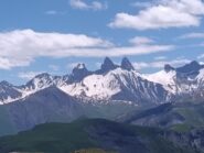 Le Aiguilles dalla Croix de Fer.