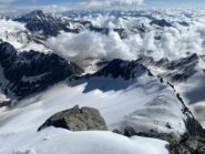 La Ciamarella sullo sfondo a sinistra