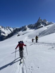 Polverella nella Valleè Blanche