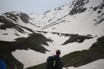 Pian dei morti, quota 2.450, fine portage