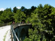 Sul bellissimo viadotto del Cortaccione