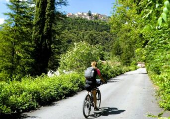 A metà percorso, sull'ottimo ex sedime ferroviario