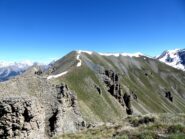 La dorsale verso la Tète de Fourneous.