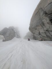 Inizio della strettoia 