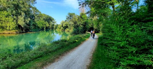 Ciclabile del Sile verso la fine del viaggio