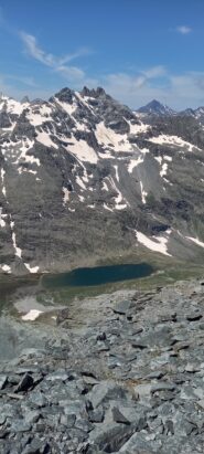 il lago della Savine dall'intaglio