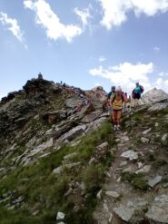 la cresta dopo la cima 