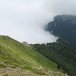 Ritorno, nebbia al Colle Laparo