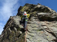 Gianmario all'attacco della cima Nord