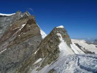 L'ultimo tratto facile in vista della cima