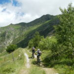 all'altezza di Pra la Comba 1695 m.