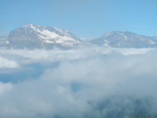 dalla cima vista verso il Colle del Moncenisio