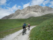 il lungo traverso verso il Col du Granon